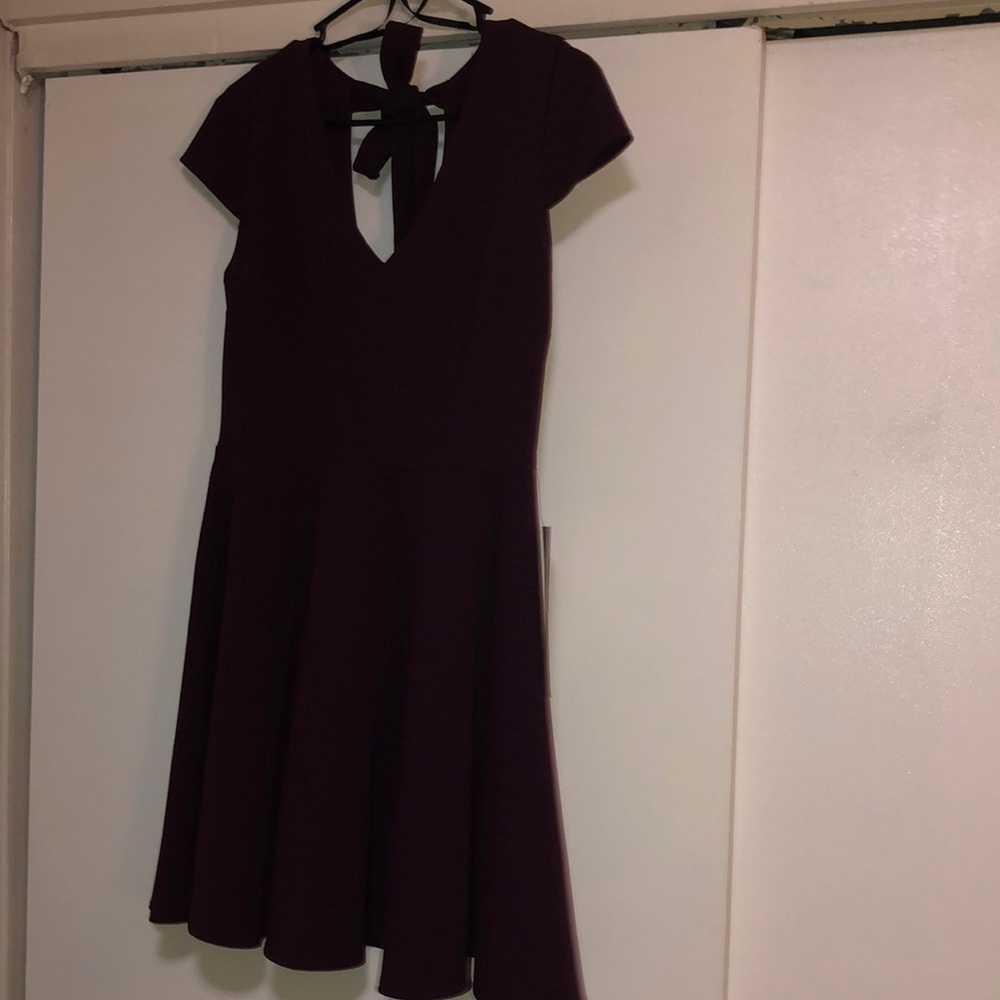 Purple dress